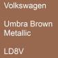 Preview: Volkswagen, Umbra Brown Metallic, LD8V.